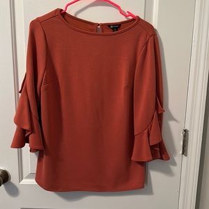 Orange blouse size small